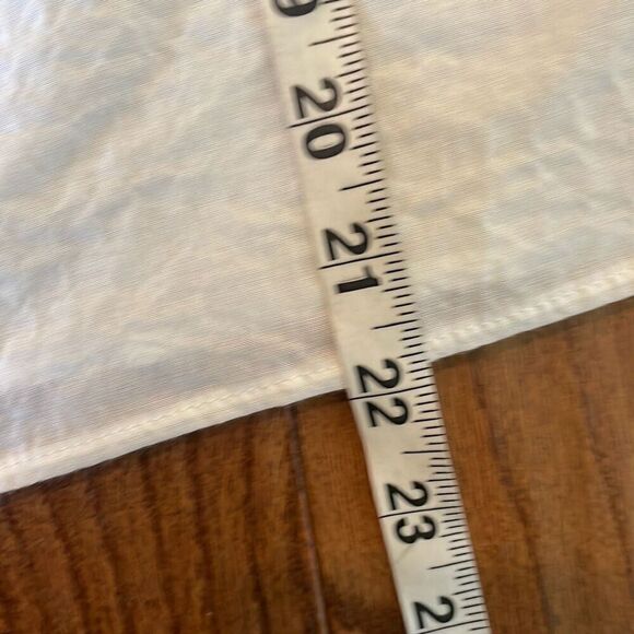 A New Day white ruffled sleeve popover top small - Picture 4 of 8